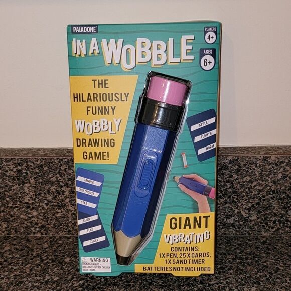 In a Wobble Family Drawing Game Wobbily Pen Picture Guessing Family Fun New - Picture 2 of 5